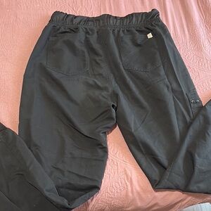 Black Elastic Waist Pants